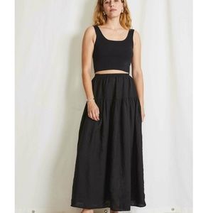 Apiece Apart Ellie Skirt~ BLACK~ Large~BNWT